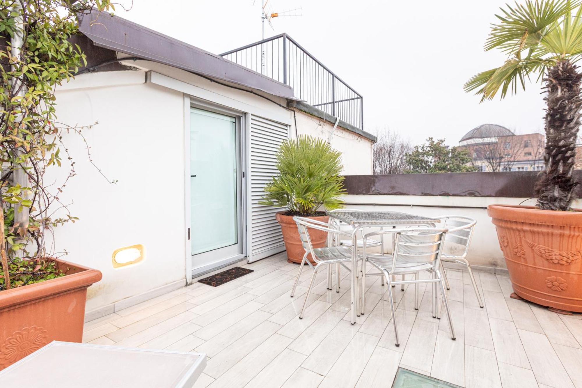 מילאנו Monte Napoleone Split-Level Terrace Apartment - Top Collection מראה חיצוני תמונה