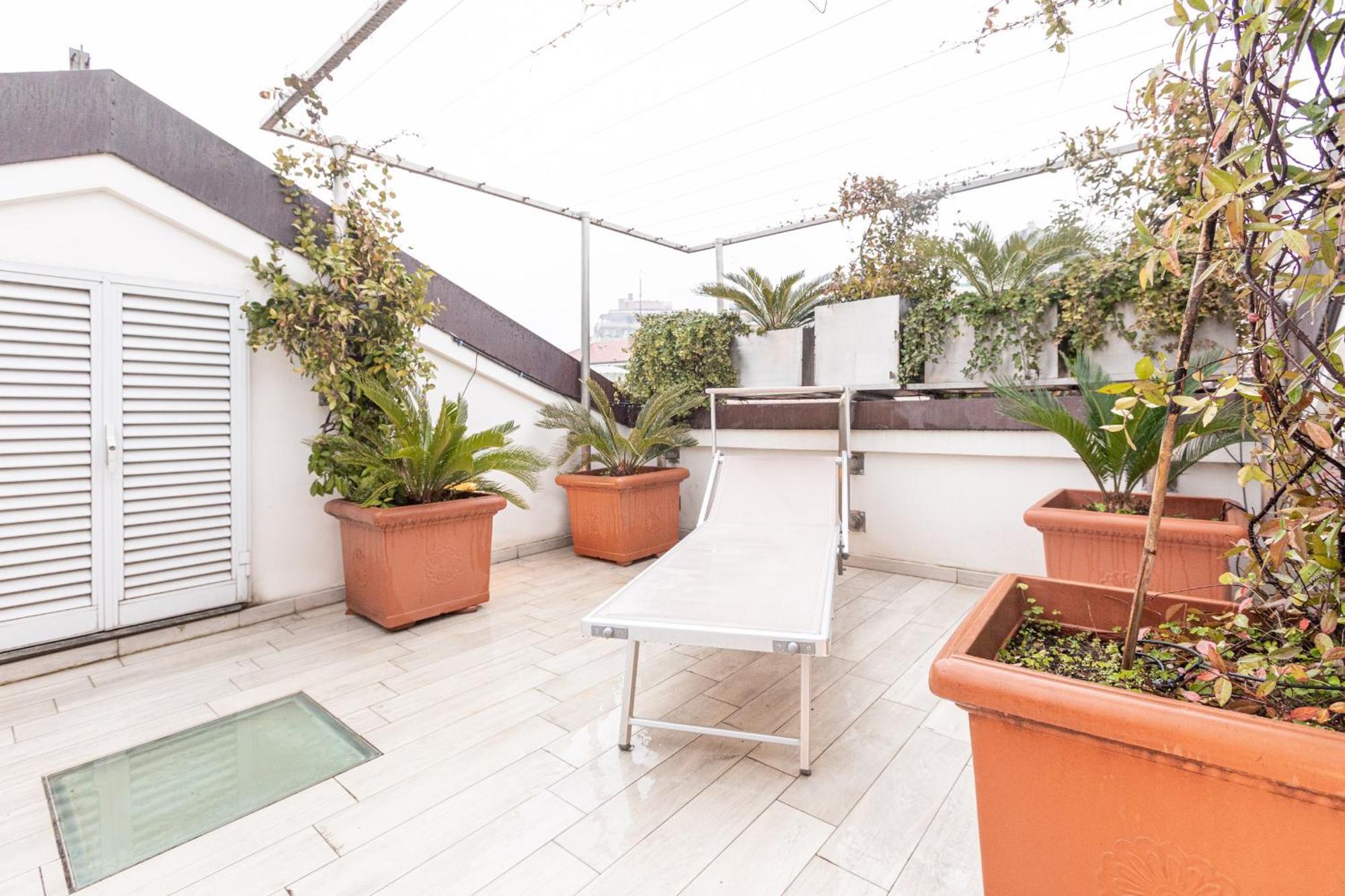 מילאנו Monte Napoleone Split-Level Terrace Apartment - Top Collection מראה חיצוני תמונה