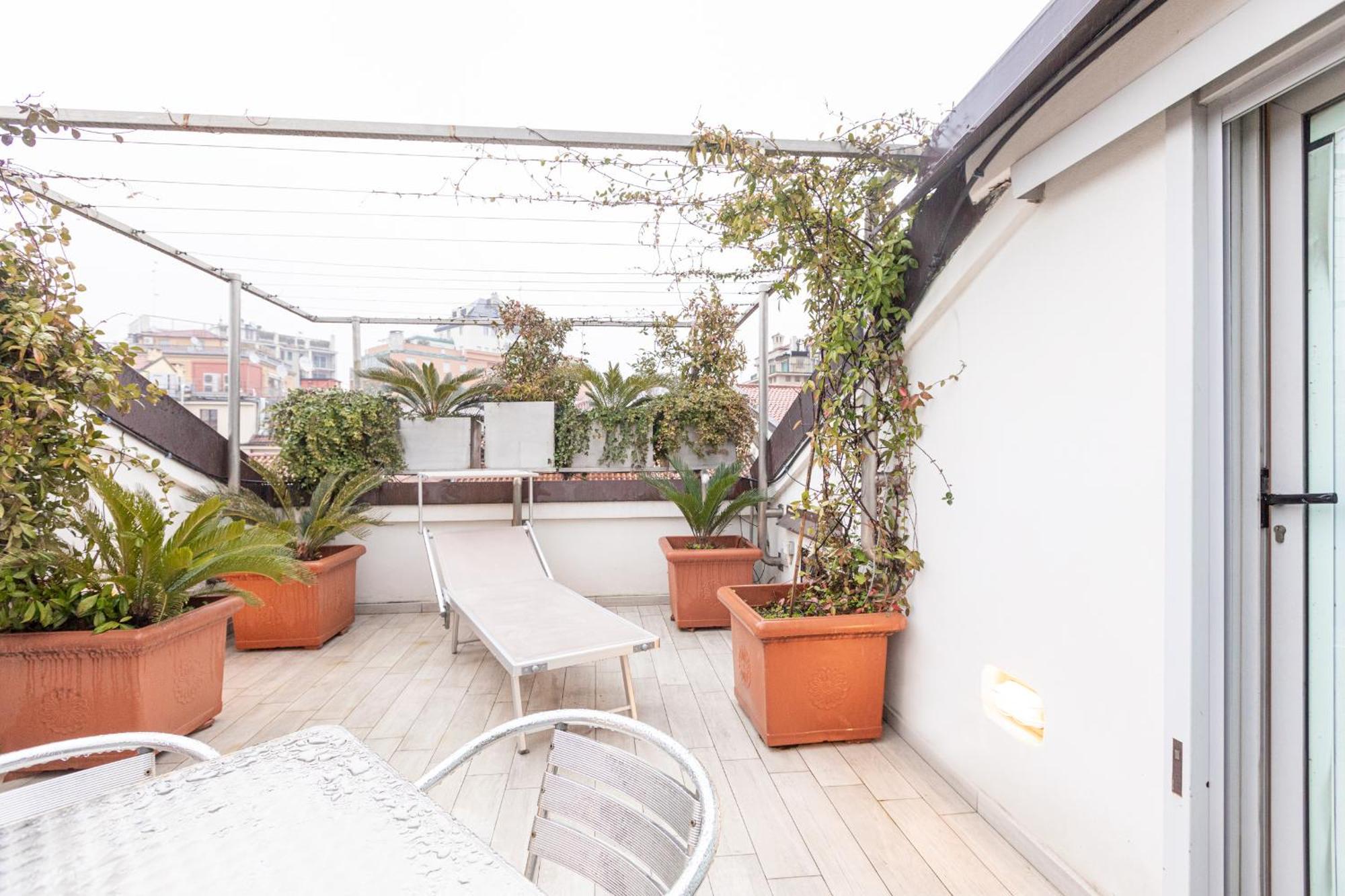 מילאנו Monte Napoleone Split-Level Terrace Apartment - Top Collection מראה חיצוני תמונה